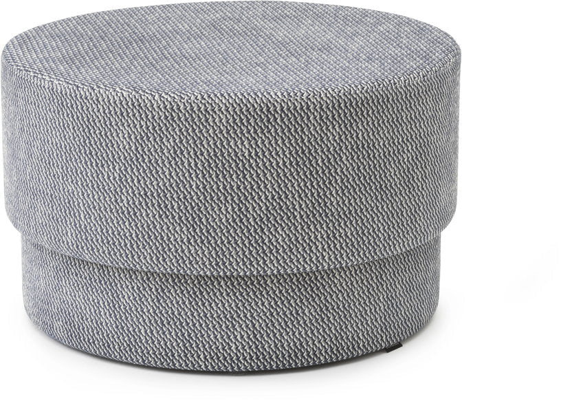 Pouf en tissu bleu marine Silo medium Navy bleu/Albagia 288 Albagia 288 - Normann Copenhagen - The Cool Republic