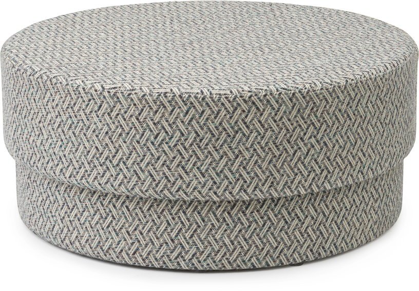 Pouf en tissu bleu Silo large Riviera bleu/Wynwood 8 Wynwood 8 - Normann Copenhagen - The Cool Republic