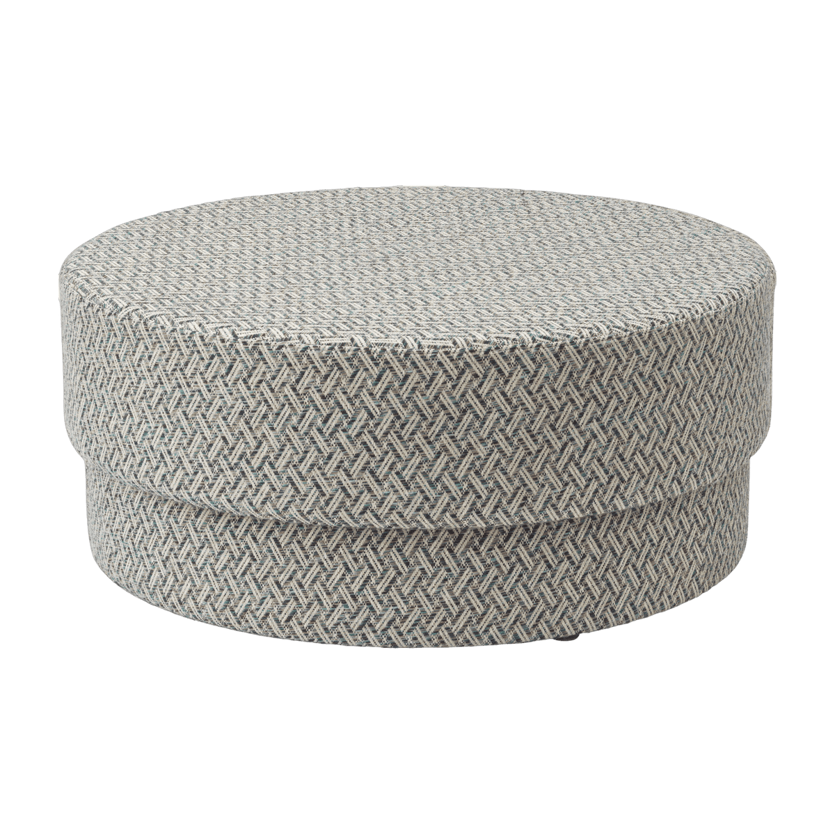 Pouf en tissu bleu Silo large Riviera bleu/Wynwood 8 Wynwood 8 - Normann Copenhagen - The Cool Republic