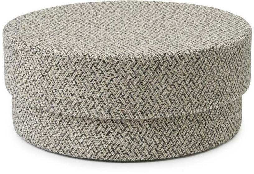 Pouf en tissu gris Silo large Piazza Grey/Wynwood 10 Wynwood 10 - Normann Copenhagen - The Cool Republic