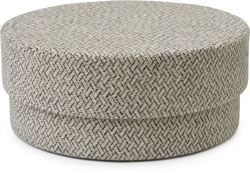 Pouf en tissu gris Silo large Piazza Grey/Wynwood 10 Wynwood 10 - Normann Copenhagen - The Cool Republic