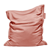 Pouf en tissu rose Slim Teddy Original - Fatboy - The Cool Republic