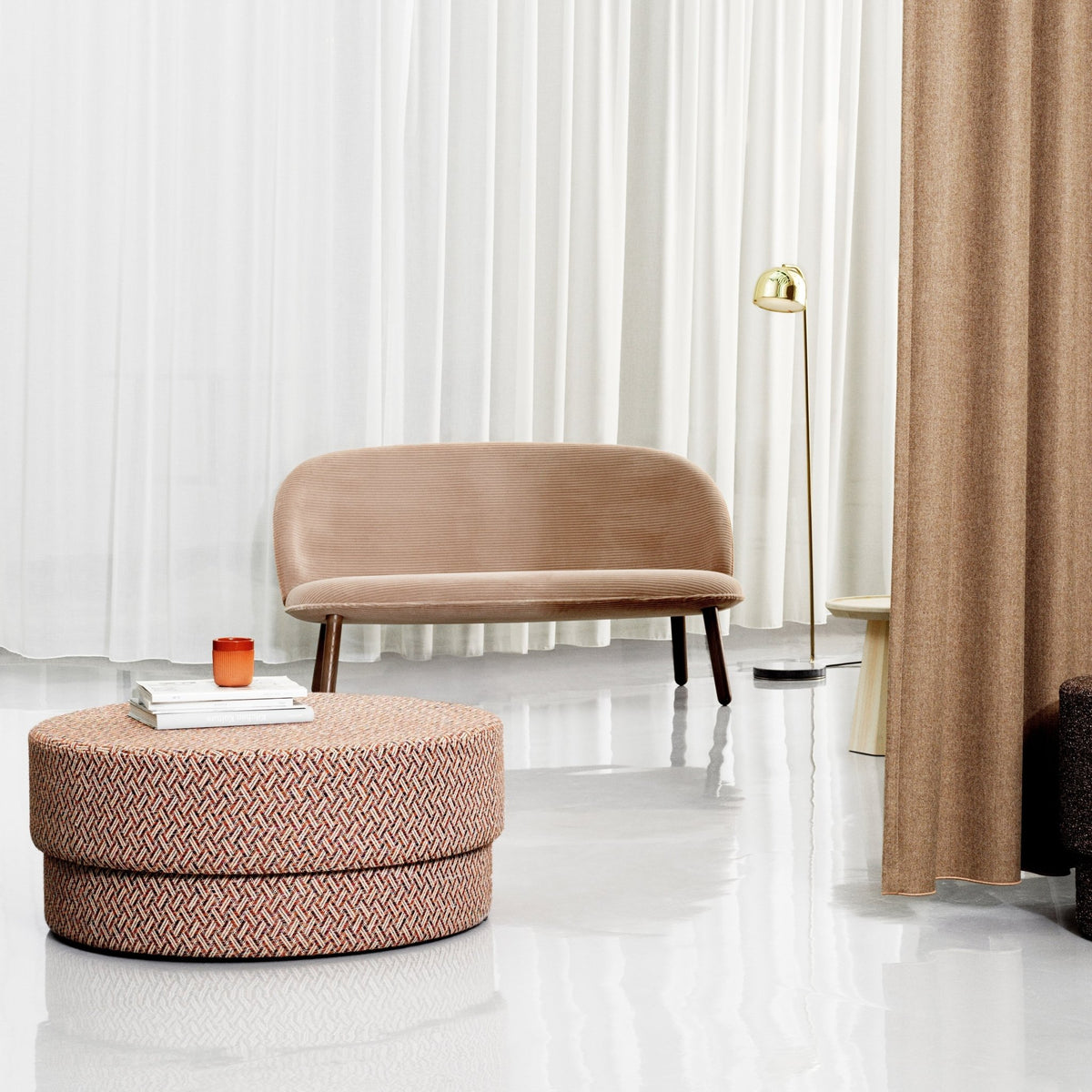 Pouf en tissu rouge Silo large Carnival rouge/Wynwood 13 Wynwood 13 - Normann Copenhagen - The Cool Republic