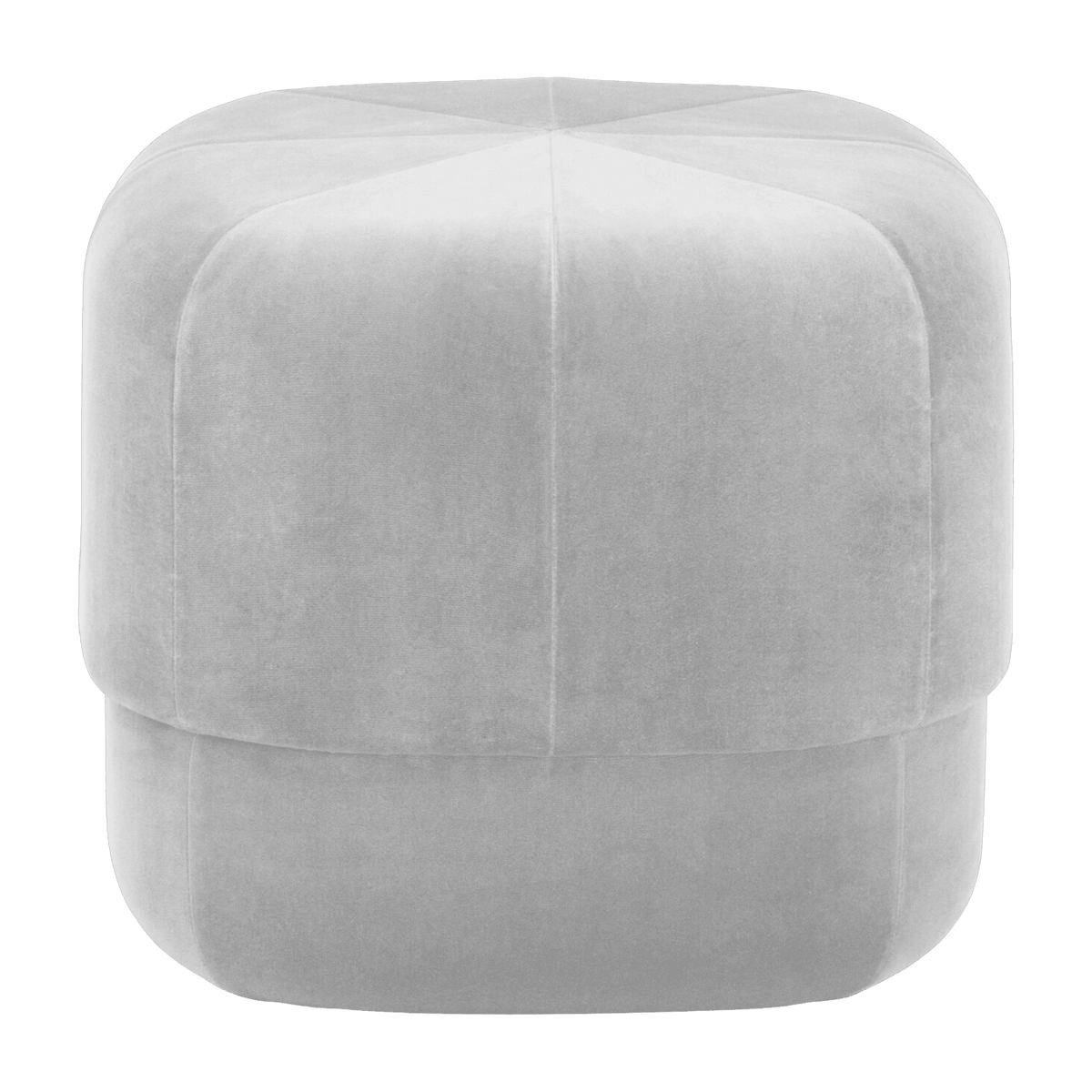 Pouf en velours 46 cm beige Circus Beige - Normann Copenhagen - The Cool Republic