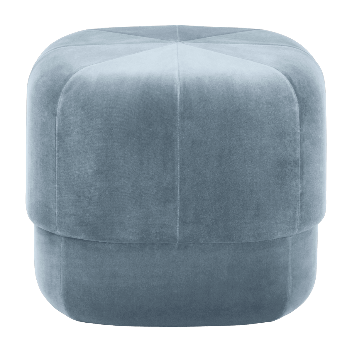 Pouf en velours 46 cm bleu clair Circus Light bleu - Normann Copenhagen - The Cool Republic
