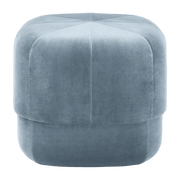 Pouf en velours 46 cm bleu clair Circus Light bleu - Normann Copenhagen - The Cool Republic