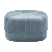 Pouf en velours 65 cm bleu clair Circus Light bleu - Normann Copenhagen - The Cool Republic