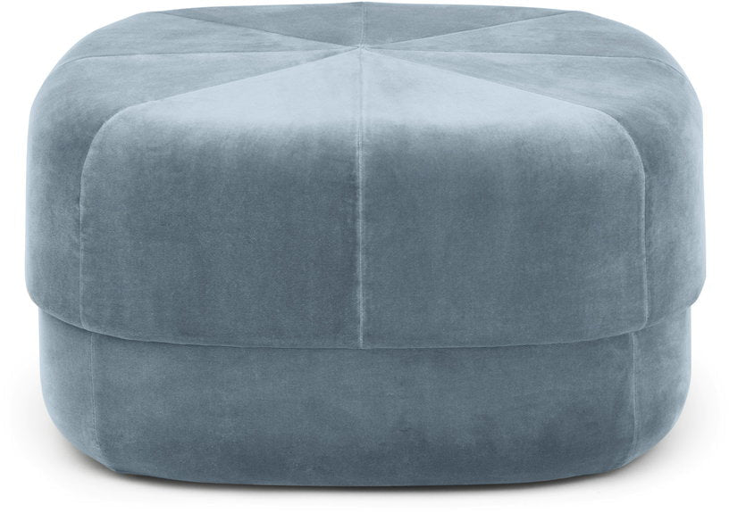 Pouf en velours 65 cm bleu clair Circus Light bleu - Normann Copenhagen - The Cool Republic