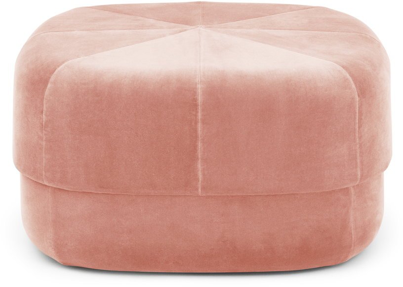 Pouf en velours 65 cm blush rose Circus Blush - Normann Copenhagen - The Cool Republic