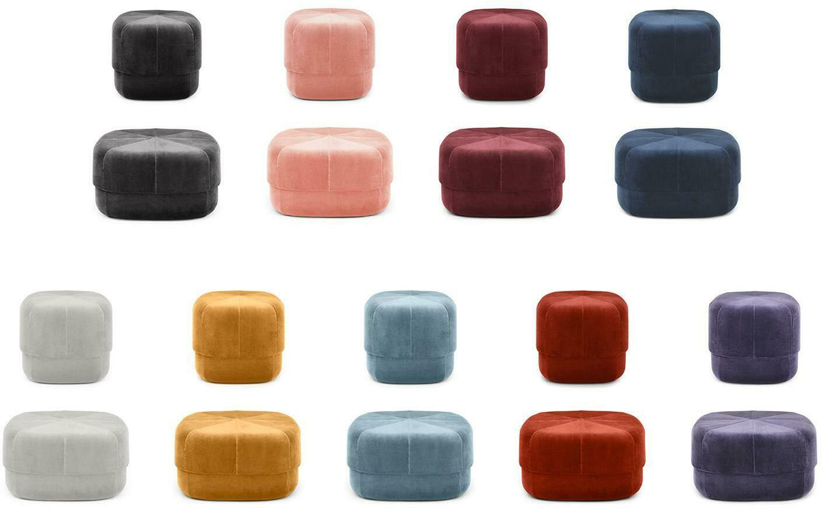 Pouf en velours 65 cm blush rose Circus Blush - Normann Copenhagen - The Cool Republic