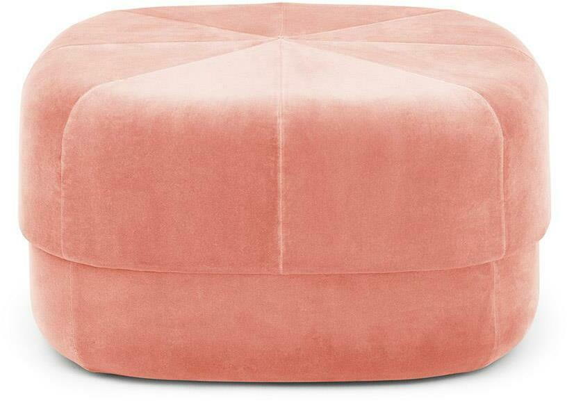 Pouf en velours 65 cm blush rose Circus Blush - Normann Copenhagen - The Cool Republic