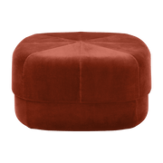 Pouf en velours 65 cm rouge Circus Rust - Normann Copenhagen - The Cool Republic