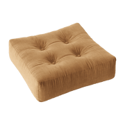 Pouf en velours côtelé marron fudge More - Karup Design - The Cool Republic