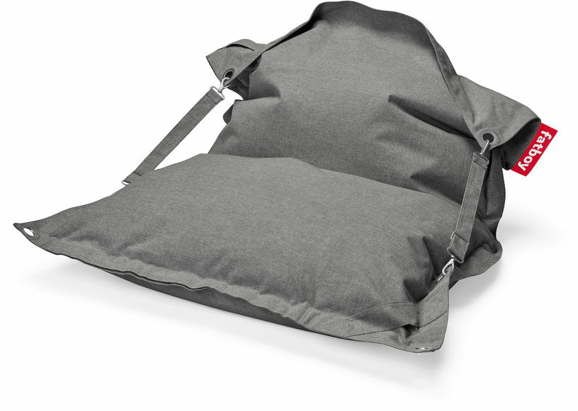 Pouf extérieur gris roche en tissu Buggle - Up - Fatboy - The Cool Republic