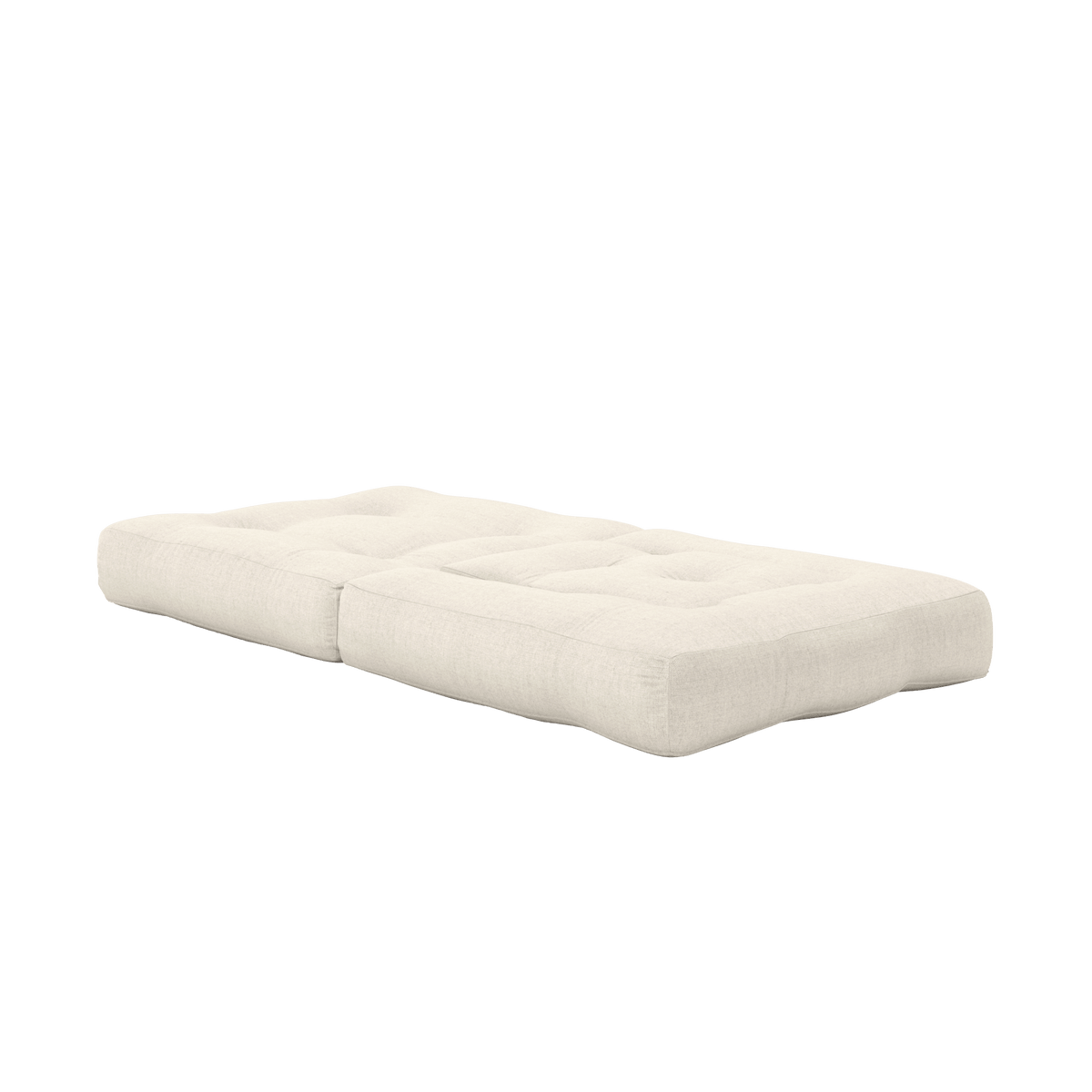 Pouf fauteuil convertible en lin 95x90x42cm Cube - Karup Design - The Cool Republic