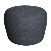 Pouf gris 39 cm Circle - Cane-Line - The Cool Republic