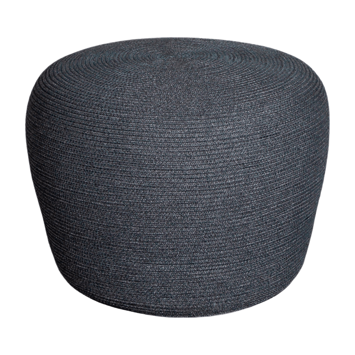 Pouf gris 39 cm Circle - Cane-Line - The Cool Republic