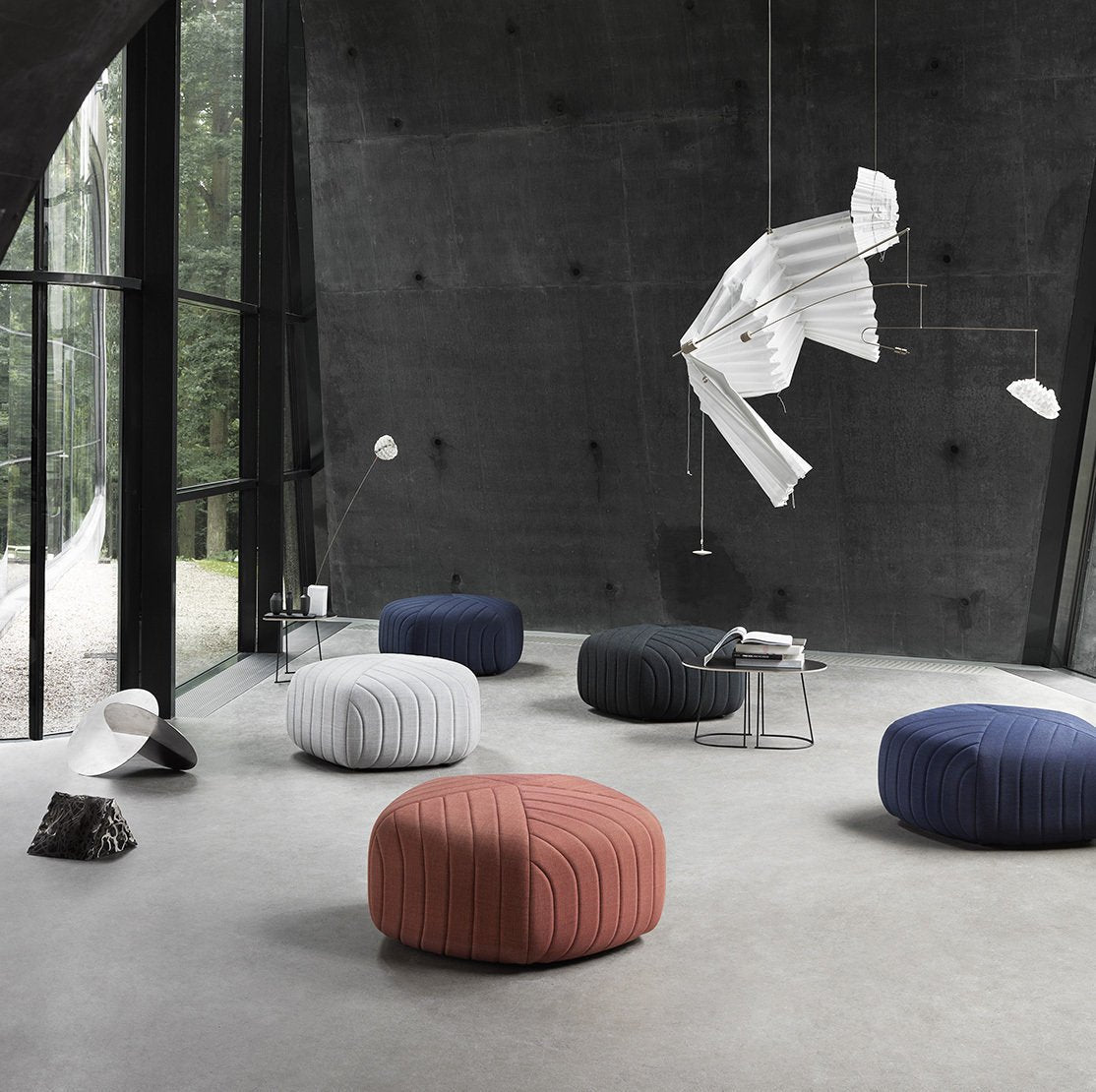 Pouf gris clair Five - Muuto - The Cool Republic