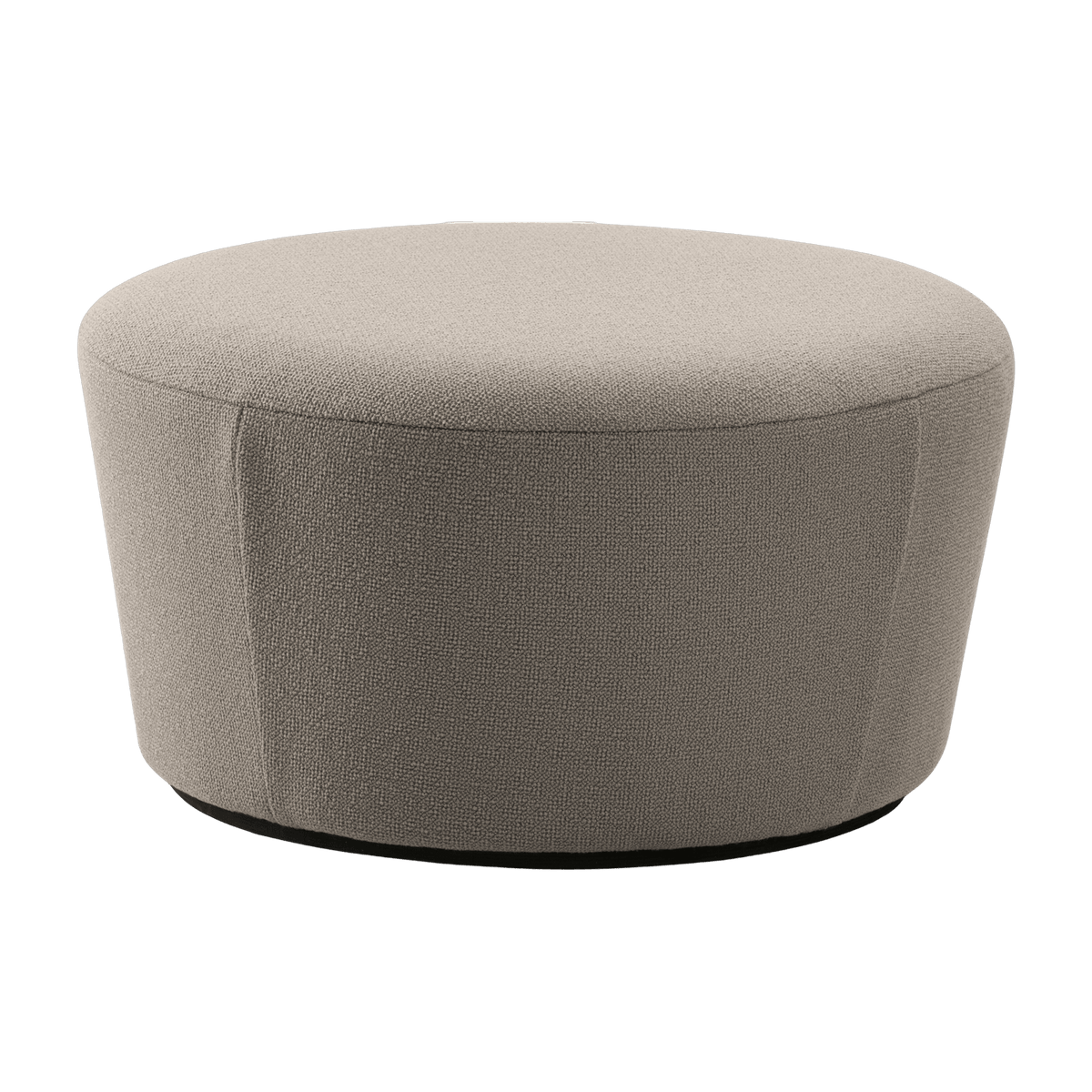 Pouf large en tissu beige Naïve - Emko - The Cool Republic