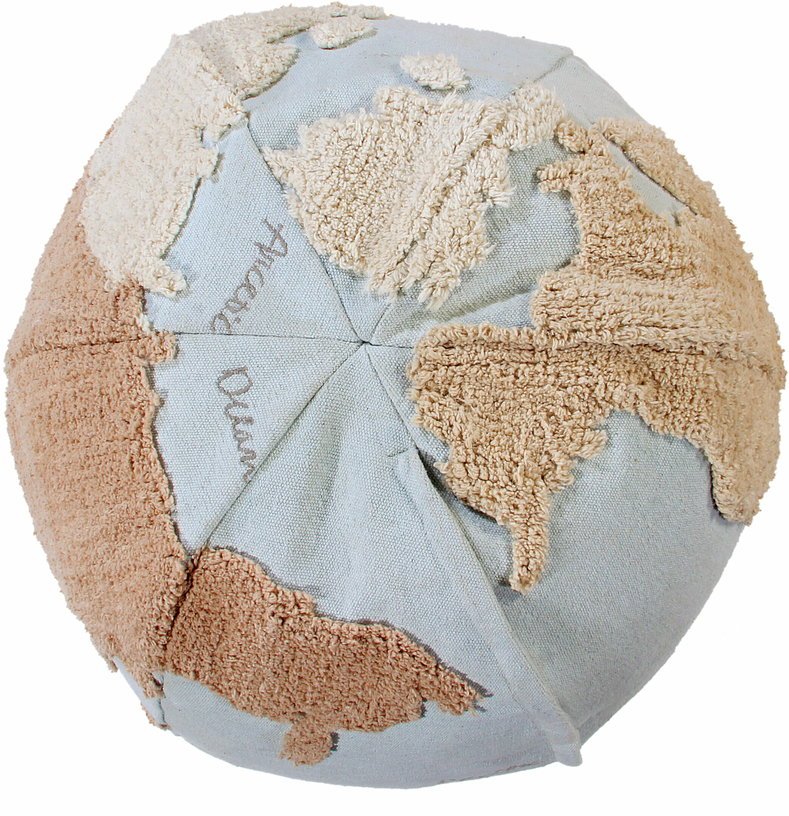 Pouf map monde enfant - Lorena Canals - The Cool Republic