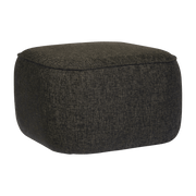Pouf marron foncé Cube - Hübsch - The Cool Republic