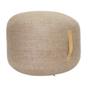 Pouf marron Ø50cm Mochi - Hübsch - The Cool Republic