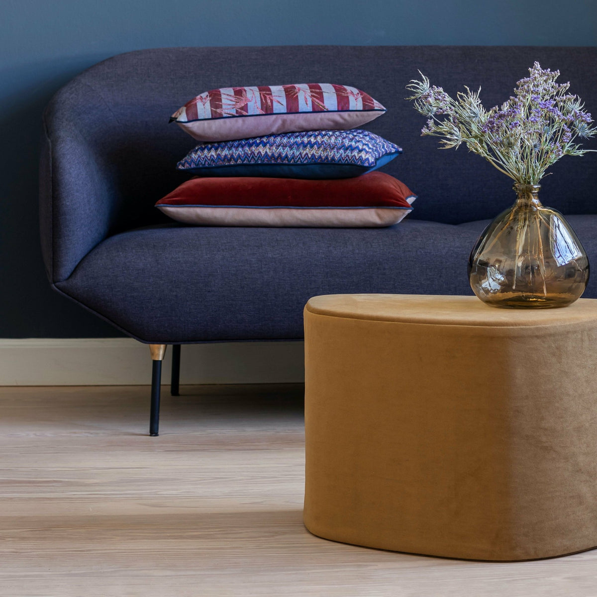 Pouf marron tobacco Salon - Mette Ditmer - The Cool Republic