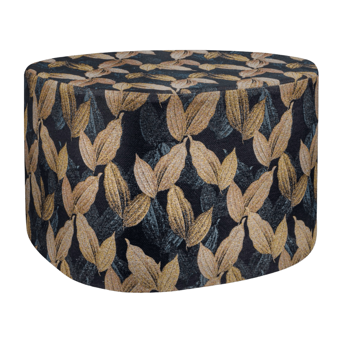 Pouf motif feuilles dorées Salon - Mette Ditmer - The Cool Republic