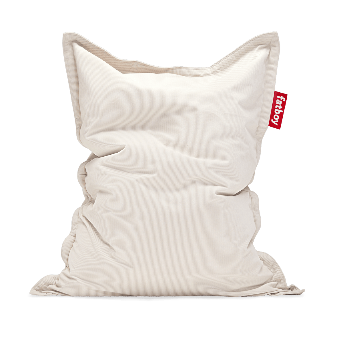 Pouf original recyclé cream Slim cord - Fatboy - The Cool Republic