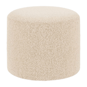Pouf rond en laine beige Bon - Hem - The Cool Republic