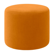 Pouf rond en laine orange Bon - Hem - The Cool Republic