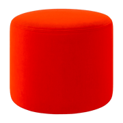 Bon Round Red Wool Ottoman - Hem - The Cool Republic