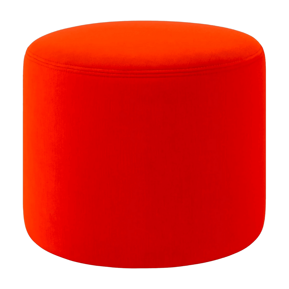 Bon Round Red Wool Ottoman - Hem - The Cool Republic