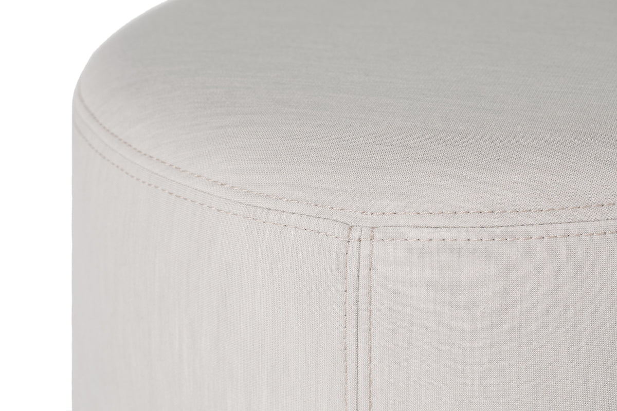 Pouf rond en laine shell 41x50cm Bon - Hem