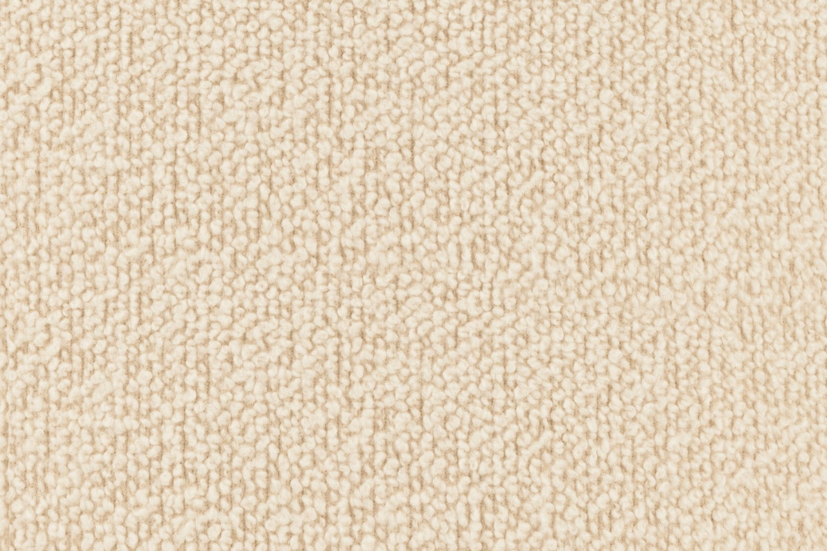 Pouf rond large en laine beige Bon - Hem - The Cool Republic