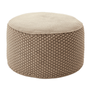 Pouf taupe Berenice - Meme Design - The Cool Republic