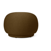 Pouf tonus marron 60 x 41 cm Rico - Ferm living - The Cool Republic