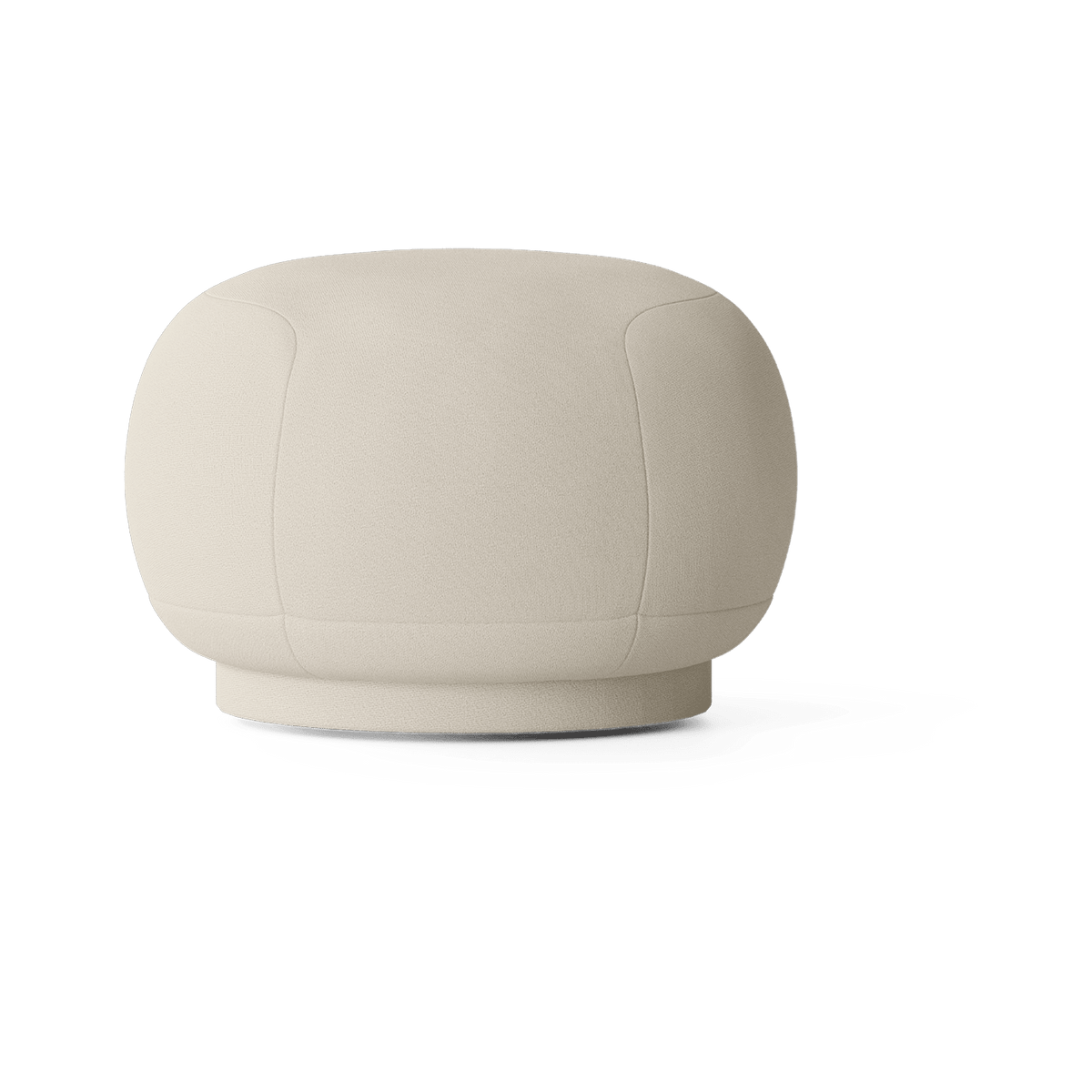Pouf tonus off white 60 x 41 cm Rico - Ferm living - The Cool Republic