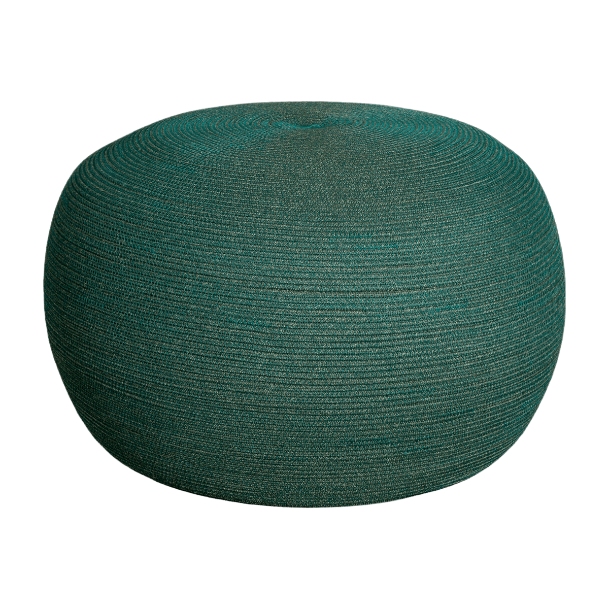 Pouf vert 43 cm Circle - Cane-Line - The Cool Republic