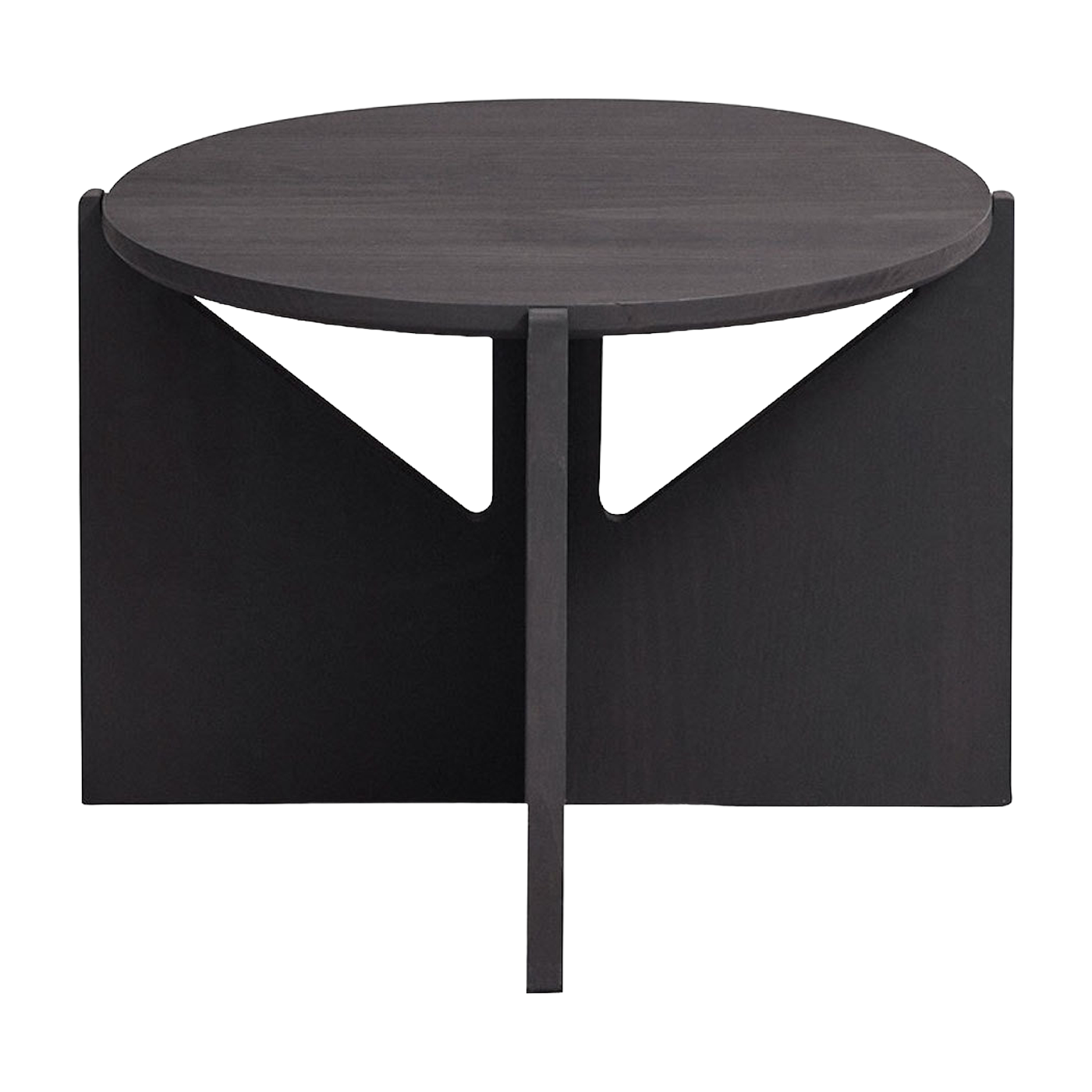 Schwarzer Holz-Couchtisch - Kristina Dam Studio