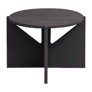 Schwarzer Holz-Couchtisch - Kristina Dam Studio