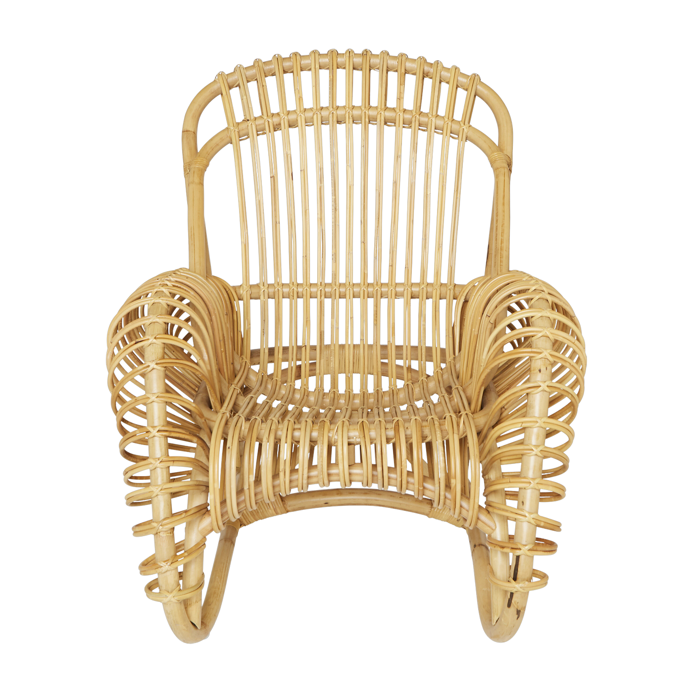 Fauteuil en rotin 97 x 82 x 92 Boucle - KOK