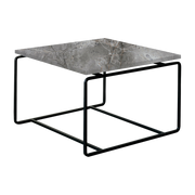 Table basse en marbre gris Form-A - Un’common