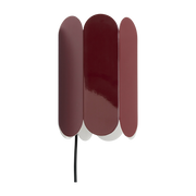 Applique murale auburn red avec prise Arcs - Hay