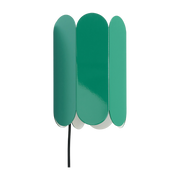 Wandleuchte sea green mit Stecker Arcs - Hay