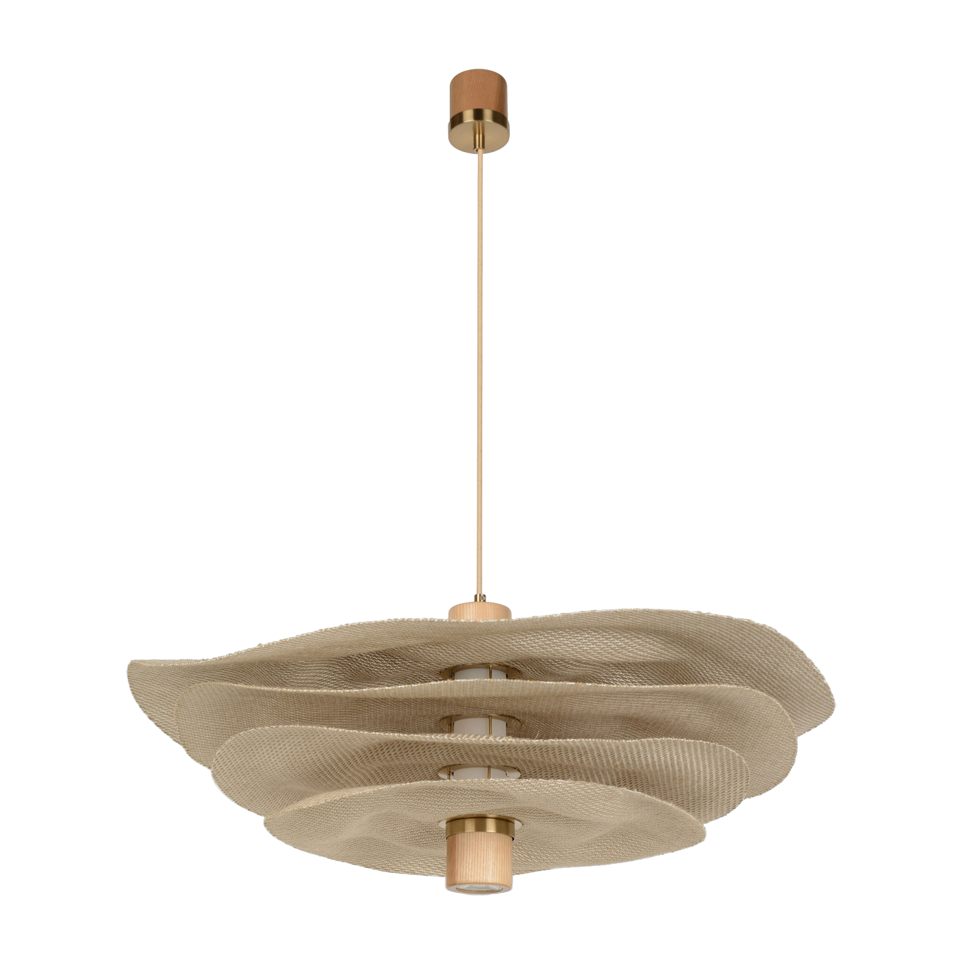 Lámpara colgante de lino 78 cm Rivage - Market Set