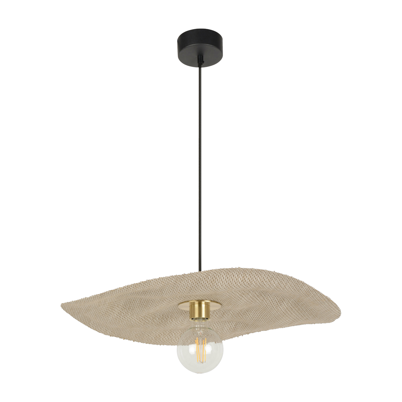 Suspension en métal et lin 58 cm Rivage - Market set