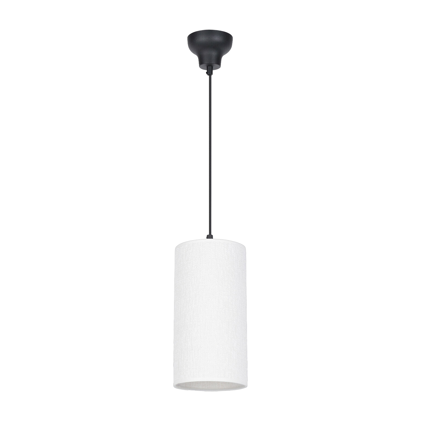 Lampada a sospensione in metallo e tessuto 15 cm Cosiness - Market Set