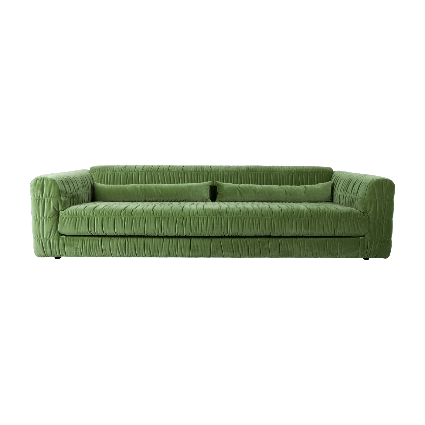 أريكة من المخمل الملكي الأخضر بطول 274 سم Club Couch - Hkliving