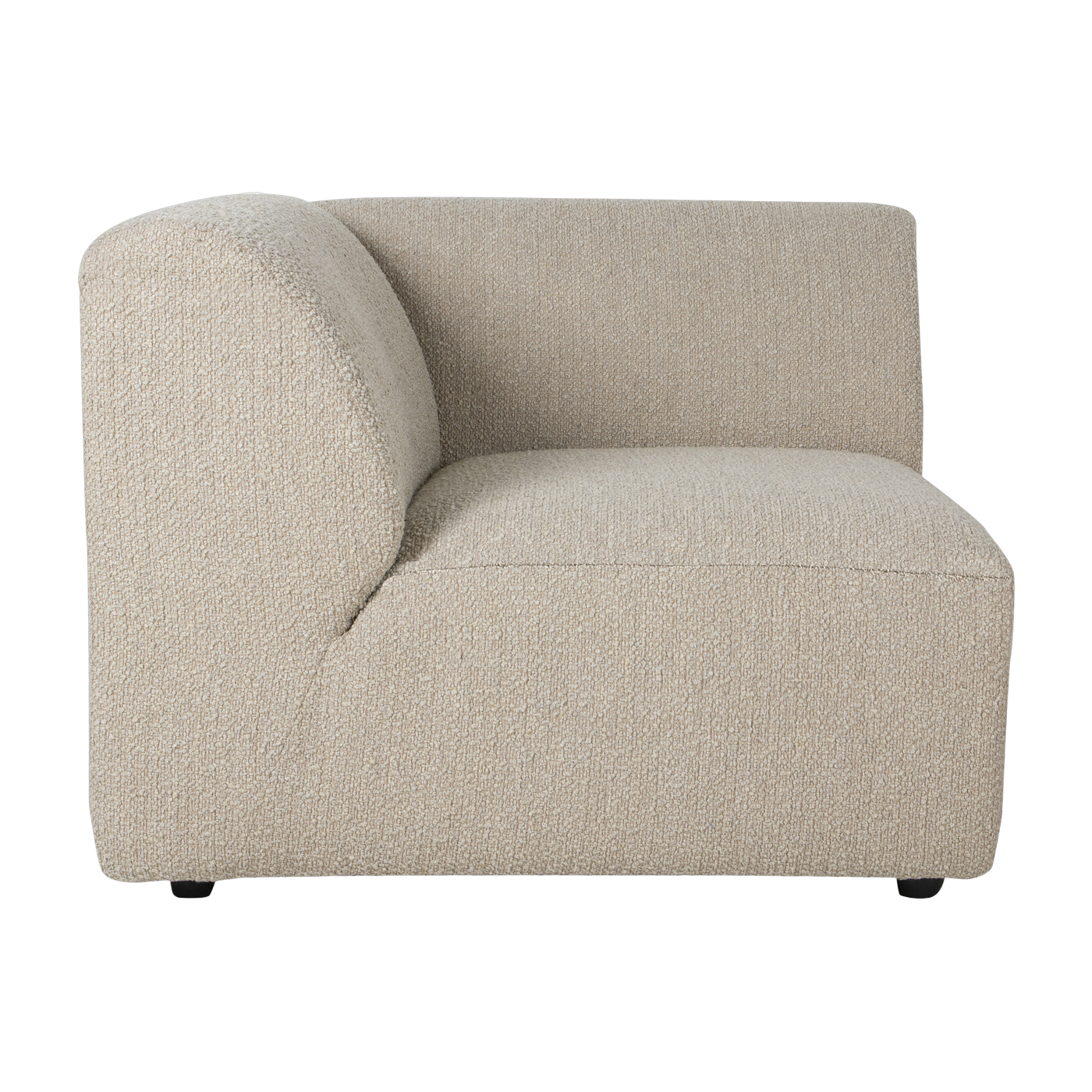 Modulo d' angle sinistra in taupe bouclé Jax - Hkliving